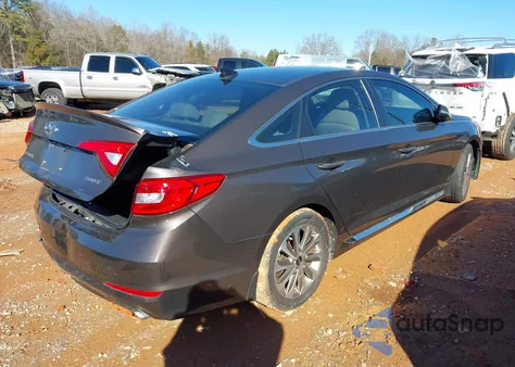 2016 Hyundai Sonata Sport from USA, damaged, VIN 5NPE34AF4GH422678